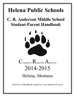 Helena Public Schools - CR Anderson Middle School