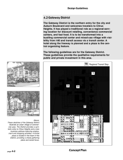4.2 Gateway District Concept Plan