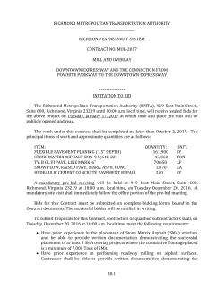RICHMOND METROPOLITAN AUTHORITY