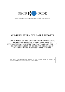 mid-term study of phase 2 reports