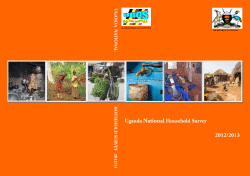 2012/2013 UNHS Report PDF - Uganda Bureau of Statistics