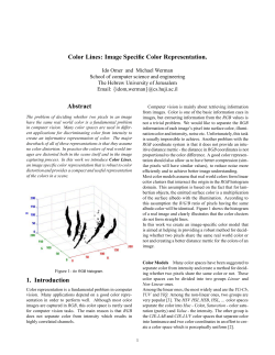 Color Lines: Image Specific Color Representation.