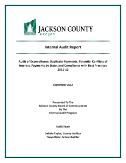 audit of expenditures 2011-2012