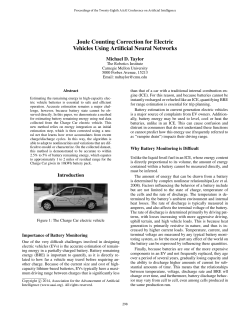 Joule Counting Correction for Electric Vehicles Using Artificial