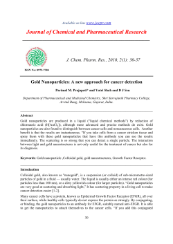 A new approach for cancer detection