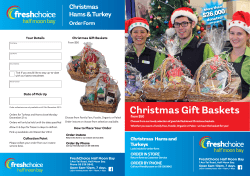 Christmas Gift Baskets - Fresh Choice Half Moon Bay