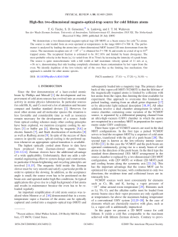 High-flux two-dimensional magneto-optical-trap