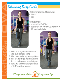 Balancing Bicep Curls - Live Healthy America