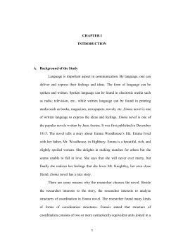 CHAPTER I INTRODUCTION A. Background of the Study Language
