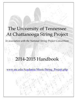 The University of Tennessee At Chattanooga String