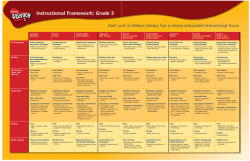 Instructional Framework: Grade 3