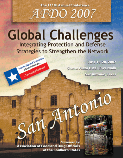 a copy of the 2007 Conference Program