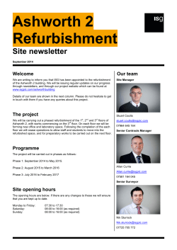 Ashworth 2 Refurbishment