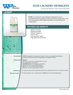 elite laundry detergent