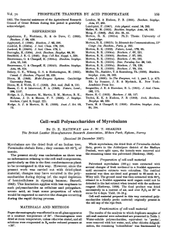 Cell-wall Polysaccharides of Myrobalans