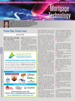 Proven Data, Proven Loans