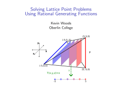 Solving Lattice Point Problems Using Rational