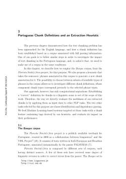 3 Portuguese Chunk Definitions and an Extraction Heuristic