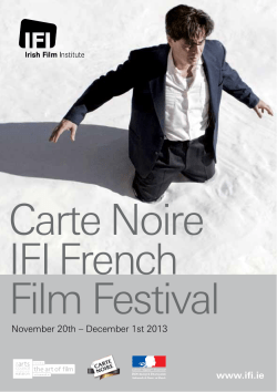 Carte Noire IFI French FilmFestival