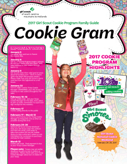 2017 Cookie Gram