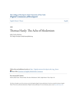 Thomas Hardy: The Ache of Modernism