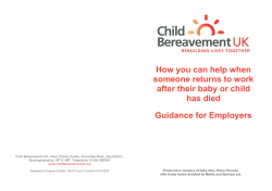 How you can help when someone returns to work after their baby or