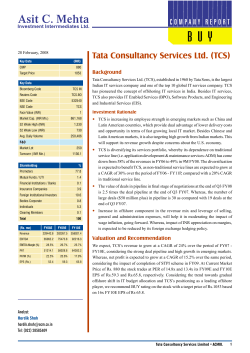Tata Consultancy Services Ltd. (TCS)