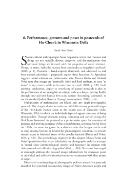6. Performance, gestures and poses in postcards of Ho - SAS