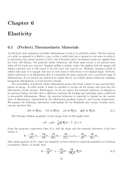 Chapter 6: Elasticity