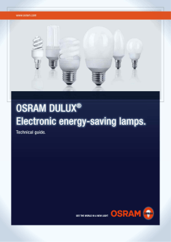 OSRAM DULUX electronic energy-saving lamps