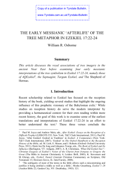 the early messianic `afterlife` of the tree metaphor in
