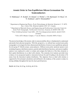 Atomic Order in Non-Equilibrium Silicon-Germanium