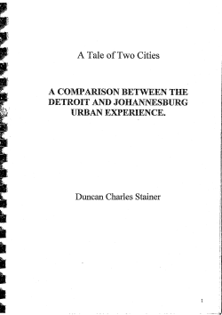 A Tale of Two Cities