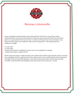 LIMONCELLO - AlphonseDC.com