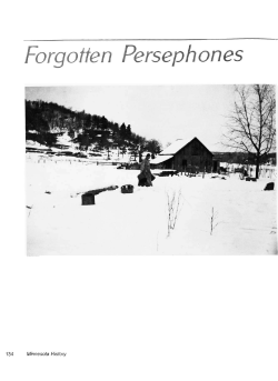 Forgotten Persephones : women farmers on the frontier