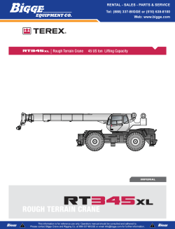 Load Chart - Bigge Crane and Rigging