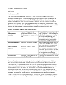 The Biggest Threat to Retailers` Earnings By Bill Bosco President