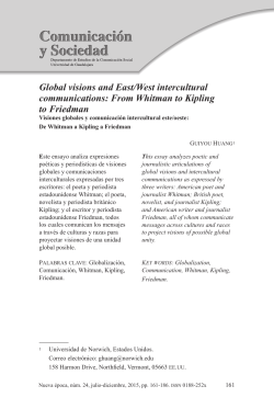 Global visions and East/West intercultural communications: From