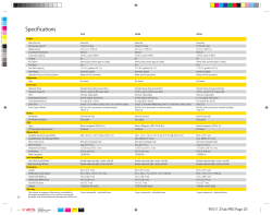 Specifications - Koenig Equipment