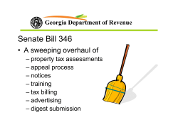 Senate Bill 346 - Chatham County Board of Equalization