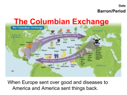 The Columbian Exchange