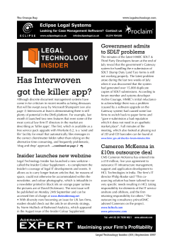 Has Interwoven got the killer app?