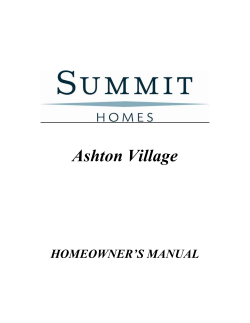 Ashton Village - Summit Homes of Washington
