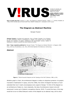 The Diagram as Abstract Machine