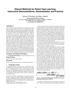Instructive Demonstrations, Generalization and Practice