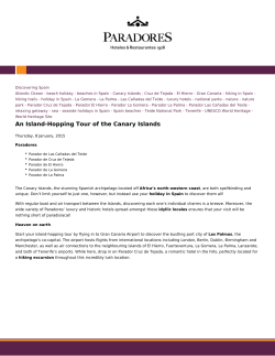 Paradores de Turismo - An Island-Hopping Tour of the Canary Islands