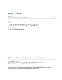 "Fun Ship" Marketing Philosophy