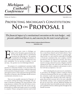 No on Proposal 1 September 15, 2010