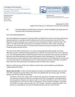 FRAMINGHAM plan build grow Framingham Planning Board