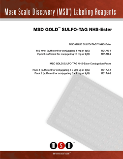 MSD GOLD SULFO-TAG NHS-Ester